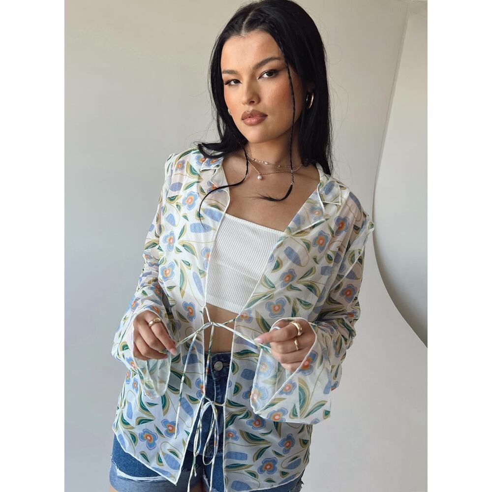 Princess Polly HYDRILLA TOP WHITE
